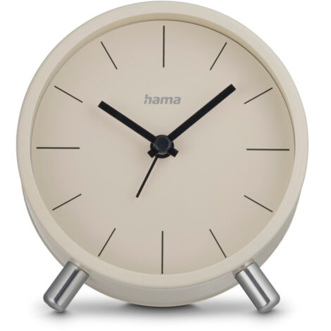 Hama- Sveglia con radio (analogica, non touch), grigio e beige
