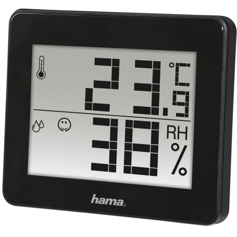 Hama TH-130 Thermo-/Hygrometer Schwarz