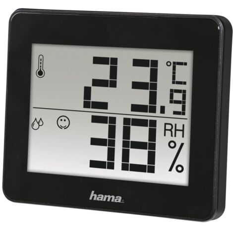 Hama TH-130 Thermo-/Hygrometer Schwarz