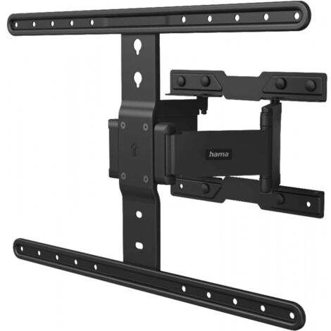 Hama TV-Wandhalterung FULLMOTION Ultraslim, 600x400, 229 cm (90), 220851, Schwarz