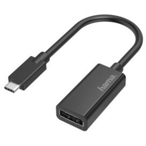 Hama USB 2.0 Adapter [1x DisplayPort Buchse - 1x USB-C® Stecker]