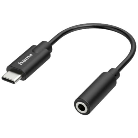 Hama USB 2.0 Adapter [1x USB-C® Stecker - 1x Klinkenbuchse 3.5 mm]