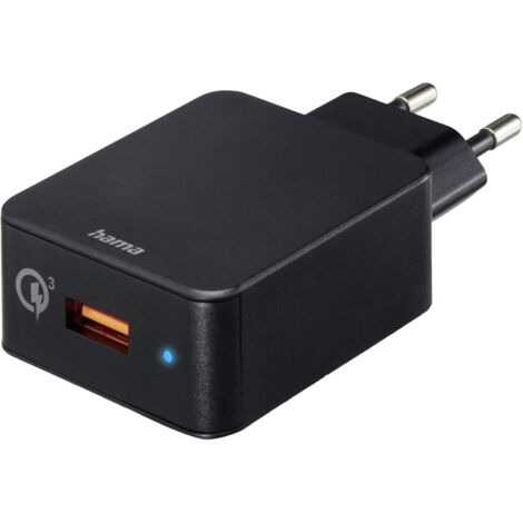 Hama  USB Ladegerät 19.5 W 1x USB-A  Schwarz Innenbereich