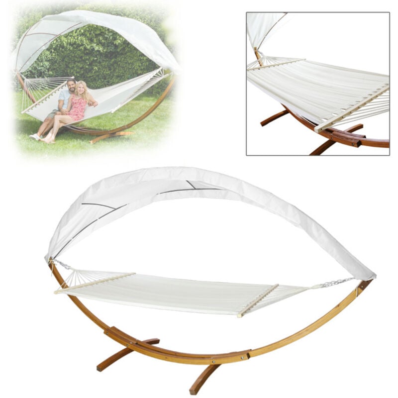 Hamac avec support Relax barres d'écartement Hamacs résistant aux intempéries mobile Siège suspendu jusqu'à 200kg Outdoor 415cm