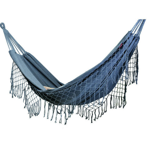 Hamac Bohème Gris Détente Bohème Et Confortable - Cao Camping