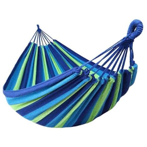 Hamac brésilien double pour 2 personnes - Très grand coton, 260 x 150 cm, capacité de charge 300 kg