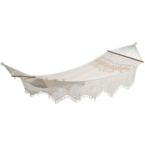 Hamac brésilien XXL PALACIO style Boho macramé 3 personnes