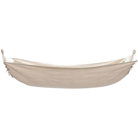 Hamac Chaise suspendu - 260x150 cm Crème BV627606 - BonneVie