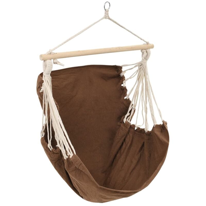 Hamac couleur marron 185 x 125 cm