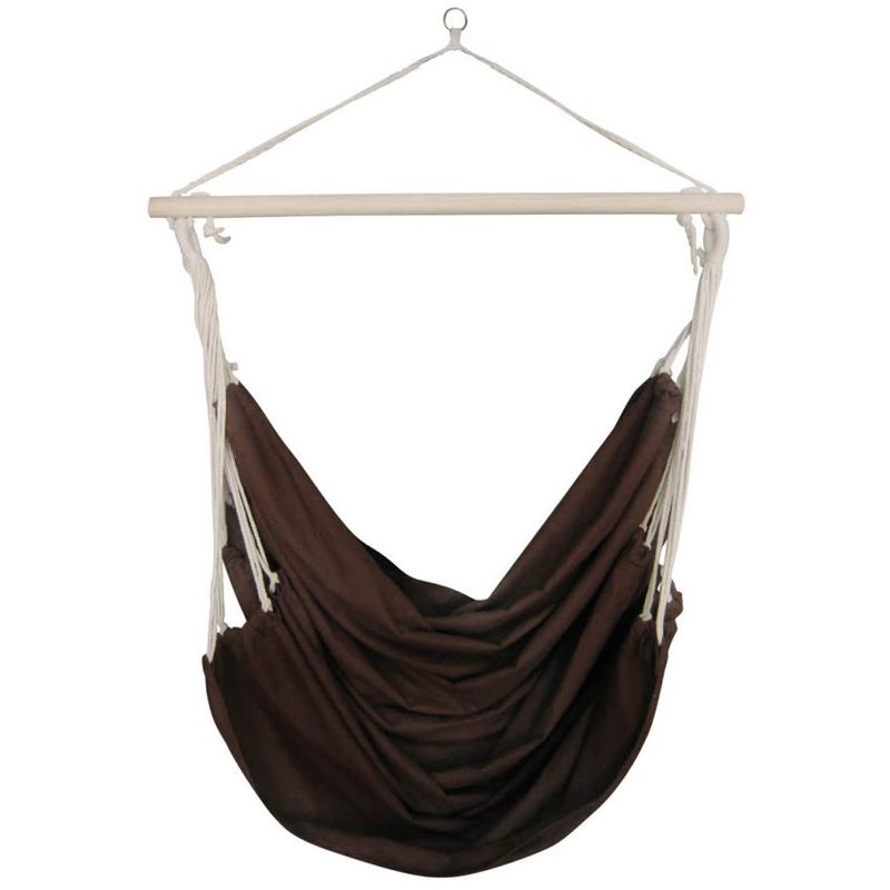 Hamac couleur marron 185 x 125 cm