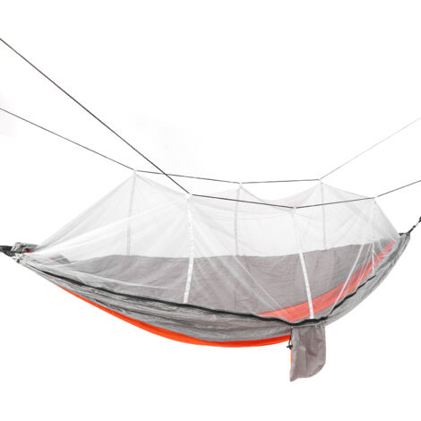Hamac de Camping avec Moustiquaire Intégrée - Léger et Portable, Double ou Simple, Sangles Incluses - Idéal pour Randonnée
