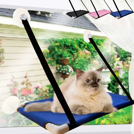 Hamac de fenêtre de chat, sièges de fenêtre de chat, accessoires de chat, lit de chat pour chats, siège de fenêtre de chaise longue de chat stable