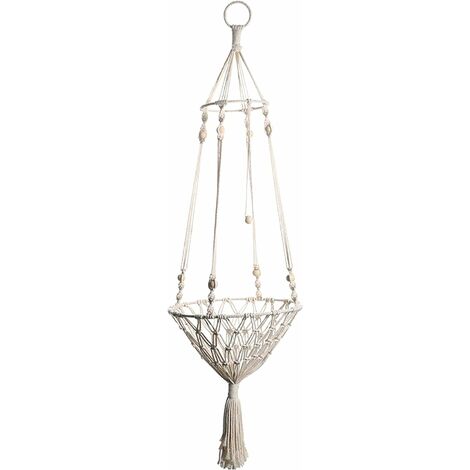 Hamac de Fenêtre pour Chat, Balançoire de Chat Tissée à La Main, Lit de Siège de Chat avec Anneau de Suspension, Décoration Maison, pour Famille Chambre à Coucher Salon Blanc-Fontainebleau