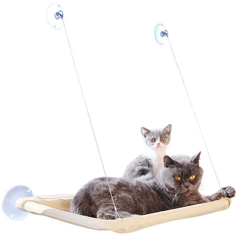 hamac de fenêtre pour chat + couverture de chat,Ventouse animaux de compagnie suspendus lit et couverture noire pour animaux de compagnie pour la perche de chat