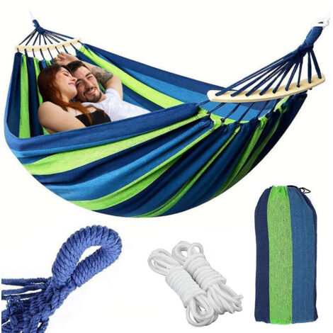 Hamac de jardin brésilien 2 personnes XXL  270x160 cm