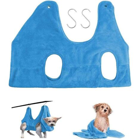 Hamac De Toilettage Pour Chien Et Chat 25 Cm Taille S Blue，HANBING