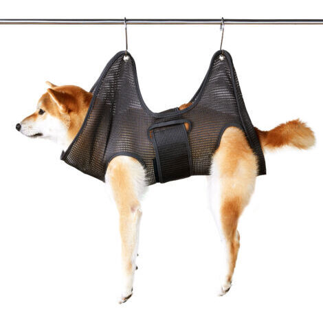 Hamac de toilettage pour chiens et chats, sac de toilettage pour animaux de compagnie, respirant, accessoires de salle de bain（L)