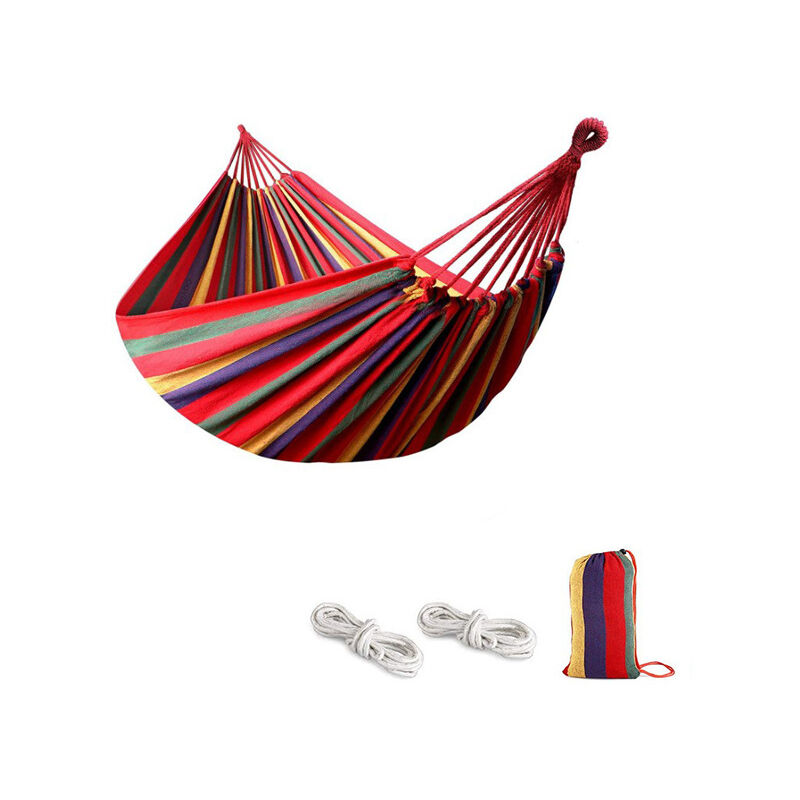 Hamac D'extérieur de Camping, Hamac d'arbre Portable, Hamac de Jardin, Hamac Suspendu, pour Jardin, Balcon, pour Une Personne, Capacité de Charge