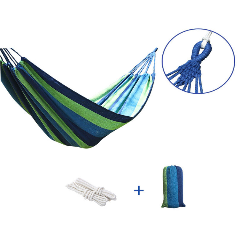 Hamac d'extérieur de Camping, Hamac de Jardin Portable en Coton