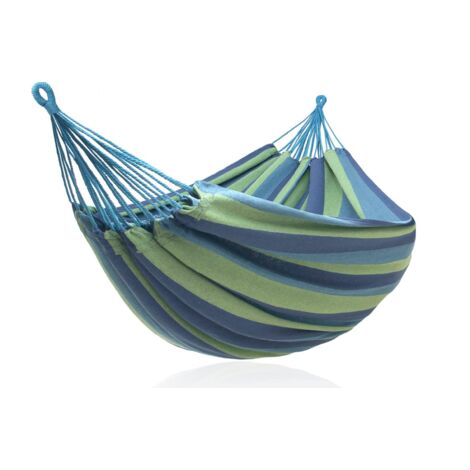 Hamac d'intérieur, hamac de jardin, peut être suspendu, tissu durable et confortable, 200100 cm (bleu-vert)