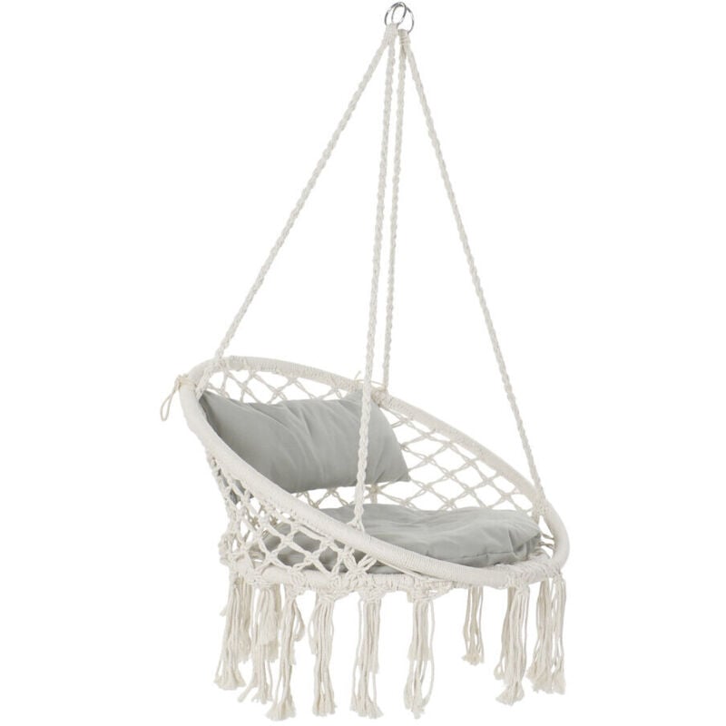 Silla Colgante Coton 82X62X123 100Kgs, Avec Coussi