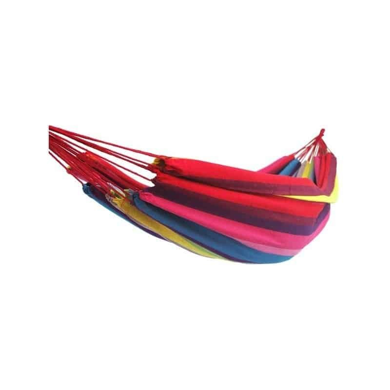 Hamac double Rayé Rouge