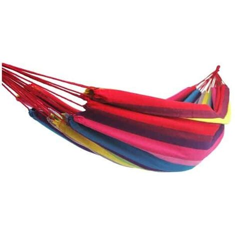 Hamac double Rayé Rouge