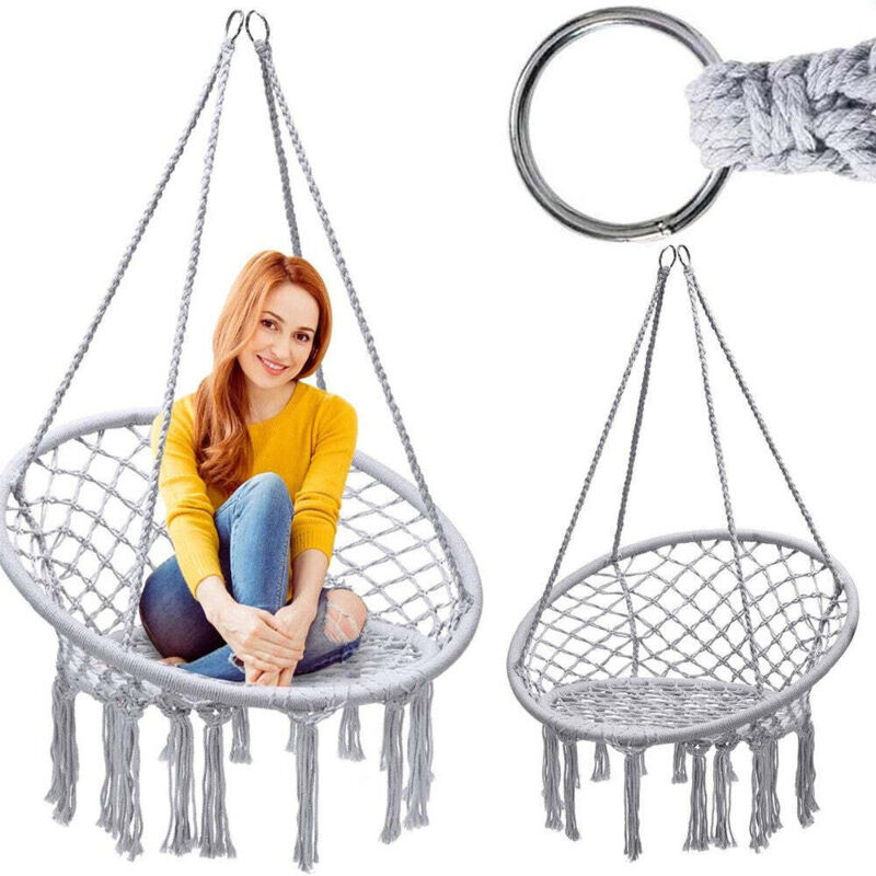 Hamac fauteuil chaise suspendu balançoire nid d'oiseau 80x60X40 cm