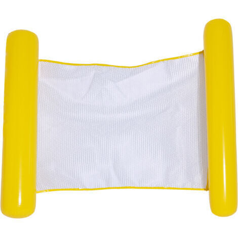 Hamac flottant gonflable, hamac flottant, radeau, hamac flottant, siège, lit, chaise longue avec pompe à air, convient pour la plage, les fêtes, les vacances, 10580cm.