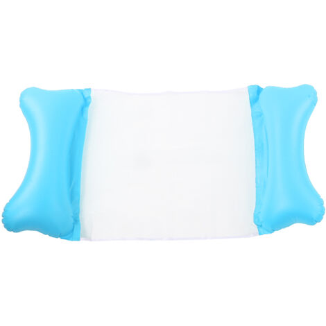 Hamac Flottant Gonflable pour Piscine, Hamac Portable pour Adultes - Bleu Clair