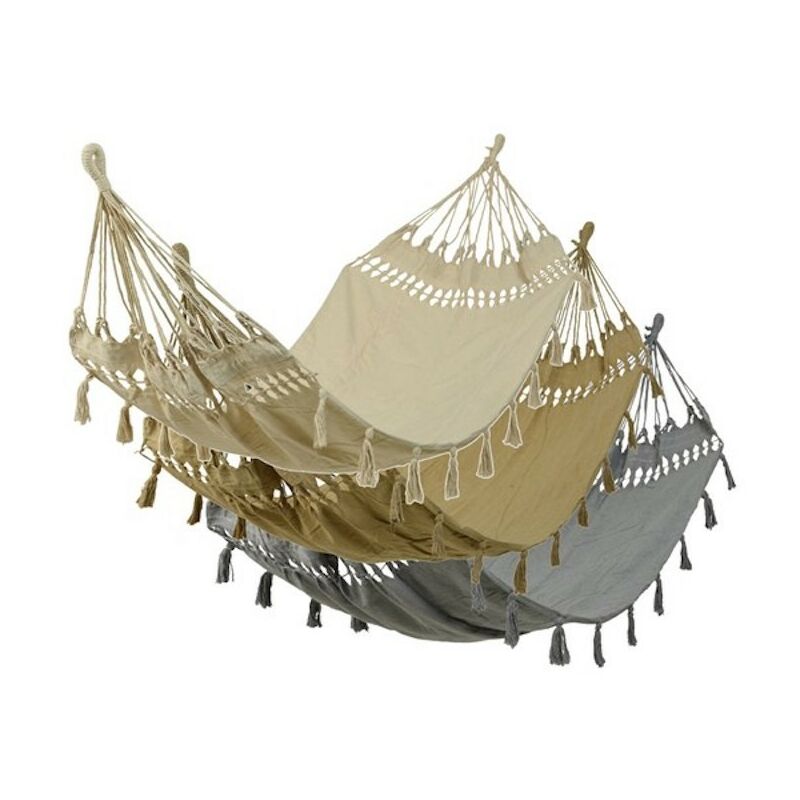 Hamac à franges en 3 couleurs