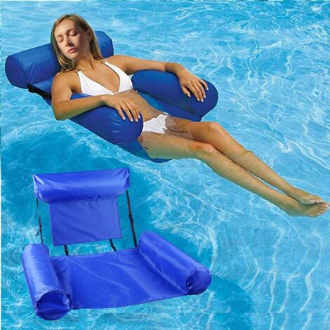 Hamac gonflable pour piscine, piscine, salon, chaise de piscine, lit gonflable pour adultes et enfants (1 pièce)
