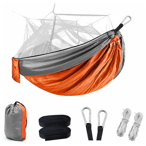 Hamac , mise à niveau hamac de camping avec moustiquaire, randonnée, plage et autres activités extérieures，HANBING