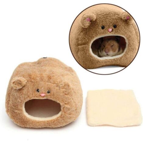 Hamac moelleux pour hamsters. Lit douillet et chaud pour lapins.