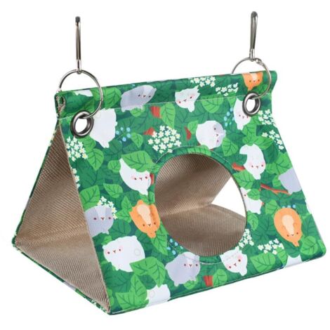 Hamac Oiseau Perroquet Respirant, Lit Nid Oiseau, Hamac Tente à Suspendre, Abri de Couchage pour Perruches, Inséparables, Perroquets, Perruches, Calopsittes