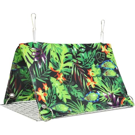 Hamac pour cage à oiseaux - Accessoires de hamac pour oiseaux - Perchoir