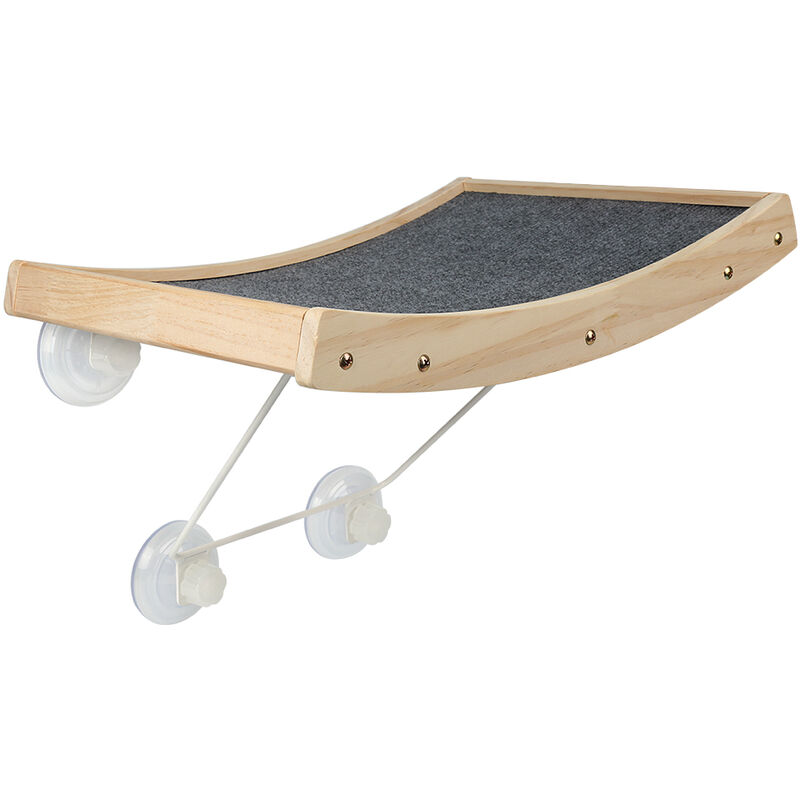 Hamac pour Chat - Lit de Fenêtre Chat avec 4 Ventouses Facile à Installer Hamacs Chats Durable, Jusqu'à 18 kg, 432931cm