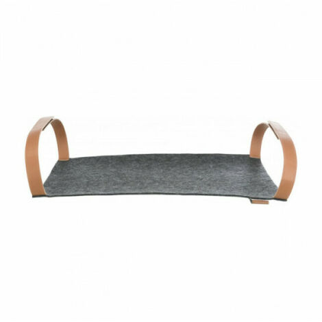Hamac pour étagère en feutre/aspect cuir pour chat Trixie
