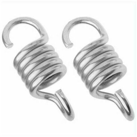 Hamac Printemps, 2PCS Heavy Duty Crochet Extension, Punching Hanger Balancelle Accessoires pour Hamac chaises hamac et Balançoires Porch