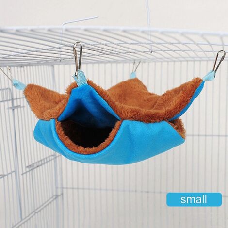 Hamac suspendu pour animaux de compagnie, cage, nid, lit, maison pour furet, rat, écureuil, oiseau, hamster - Jouet S