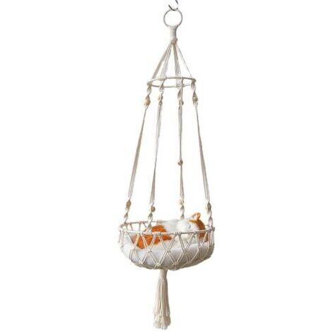 Hamac suspendu pour chat - Lit pour chat d'intérieur Nid de balanoire pour chat Cadeaux pour les amoureux des chatsdengyank