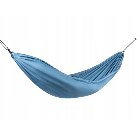 Hamac touristique ROCKTRAIL, housse bleue, poids max. 110 kg, 255 x 150 cm