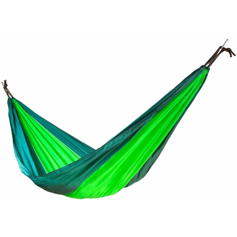 Casa Pura - Hamac ultra léger Minca Ultra résistant 275 x 140 cm Vert clair - hellgrün