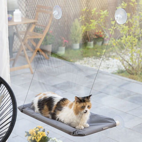 Hamaca Colgante para Gatos Catlax es una moderna y elegante hamaca colgante para gatos ideal para que las mascotas disfruten cÃ³modamente de un espaci