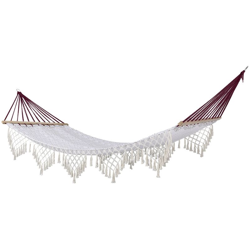 

Hamaca de Lona colgante Hespéride Etnica 200x100 cm. rosada