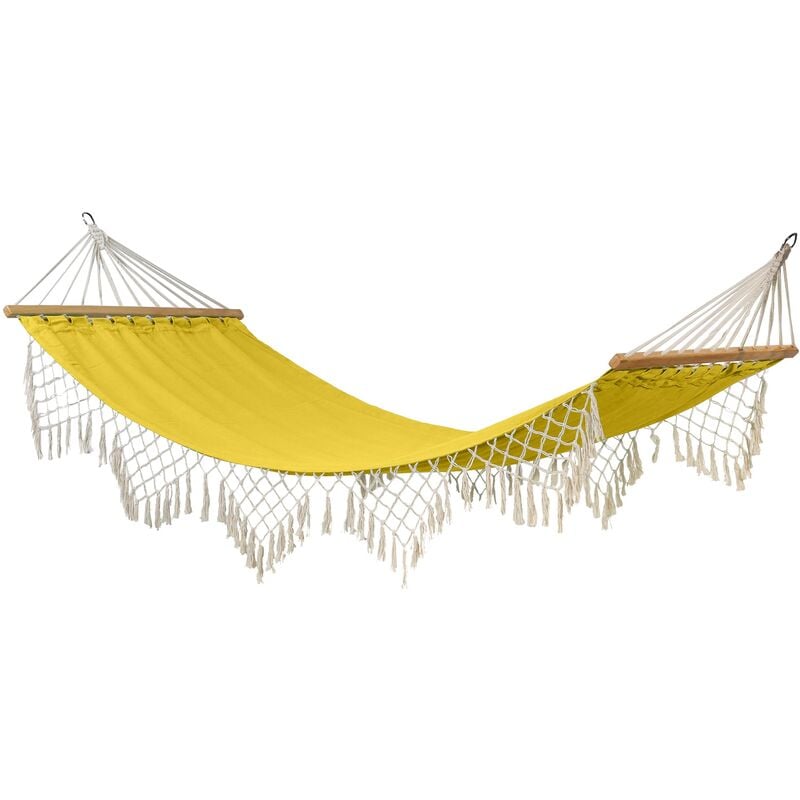 

Hamaca de lona colgante Hespéride Rialto 200x100 cm Curry