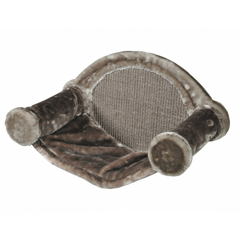

Hamaca de pared para gatos, Yara, color gris oscuro, talla 54 por 33 cm, altura 30 cm.