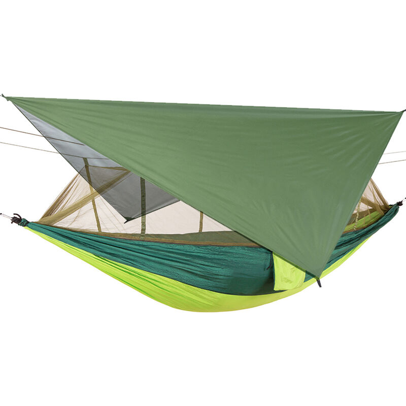 

Asupermall - Hamaca de red repelente de mosquitos con toldo impermeable para acampar al aire libre, viajes, senderismo, suministros para la playa, 1 #