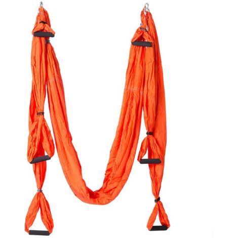 Hamaca de yoga aérea con kit de montaje para adultos/niños, columpio de yoga antigravedad de interior, trapecio, herramienta de inversión para gimnasio y fitness en casa.