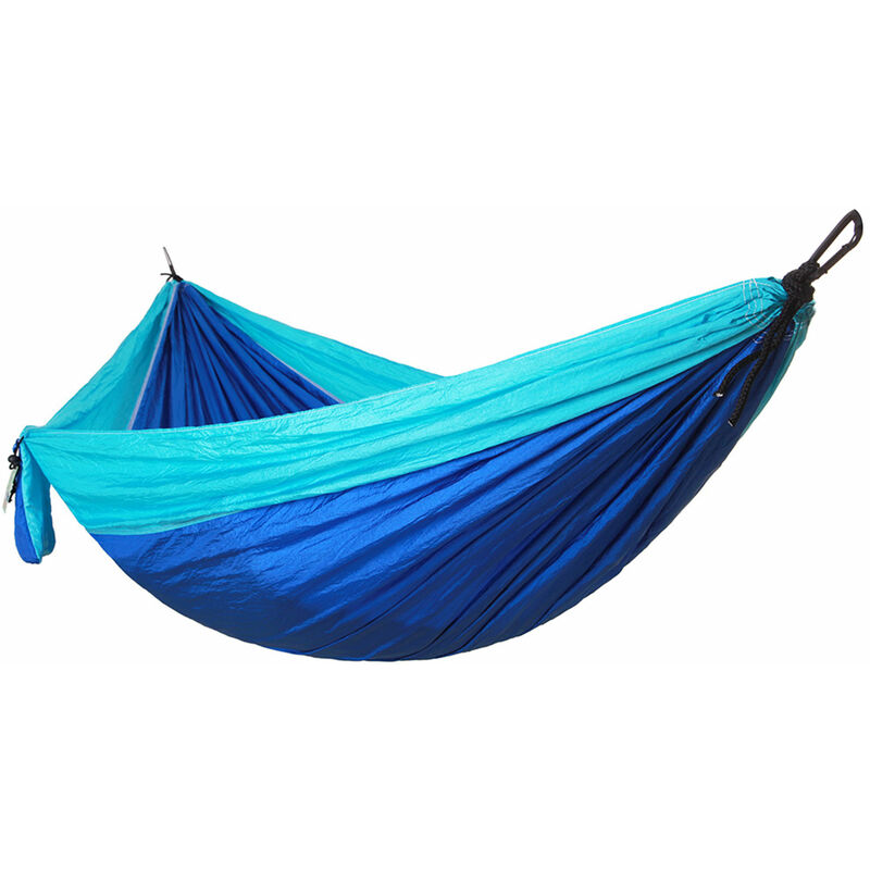 

Hamaca para acampar al aire libre, hamaca, hamaca doble, columpio al aire libre,Azul, 300 cm * 200 cm